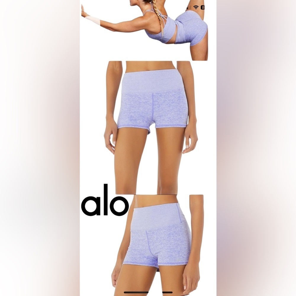 ALO Yoga Lavender Athletic Shorts